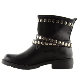 Black military boots A89811 Black 2