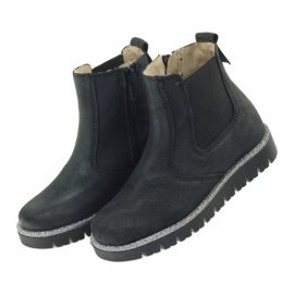 Girls boots Ren But 3316 black grey 4