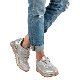 Bestelle Tied sneakers espadrilles grey 2