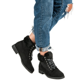 Seastar Suede Knotted Boots black 1