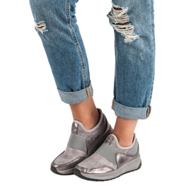 Bestelle Slip-on sports shoes grey 1 Bestelle Slip-on sports shoes grey 1