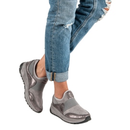 Bestelle Slip-on sports shoes grey 2
