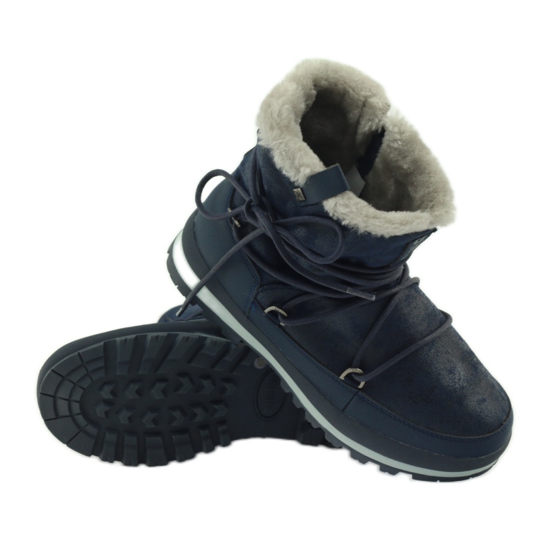 Comfortable snow boots BIG STAR 274623 navy blue 3 Comfortable snow boots BIG STAR 274623 navy blue 3