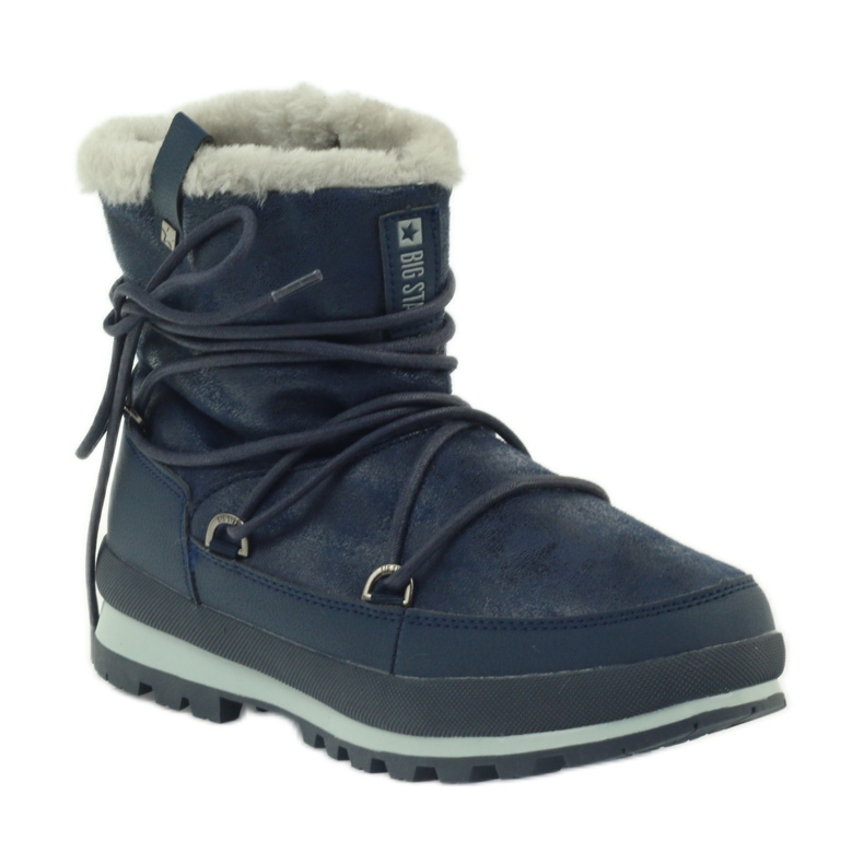Comfortable snow boots BIG STAR 274623 navy blue 1 Comfortable snow boots BIG STAR 274623 navy blue 1