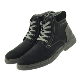 McKey Black men's lace-up boots 288 grey 4