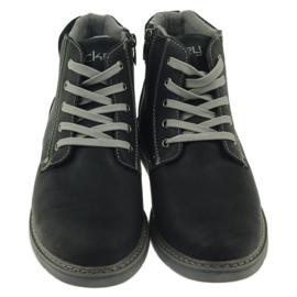 McKey Black men's lace-up boots 288 grey 3