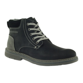 McKey Black men's lace-up boots 288 grey 1