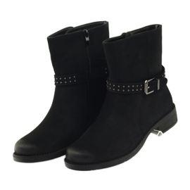 Black Sergio Leone 500 zipper boots 5