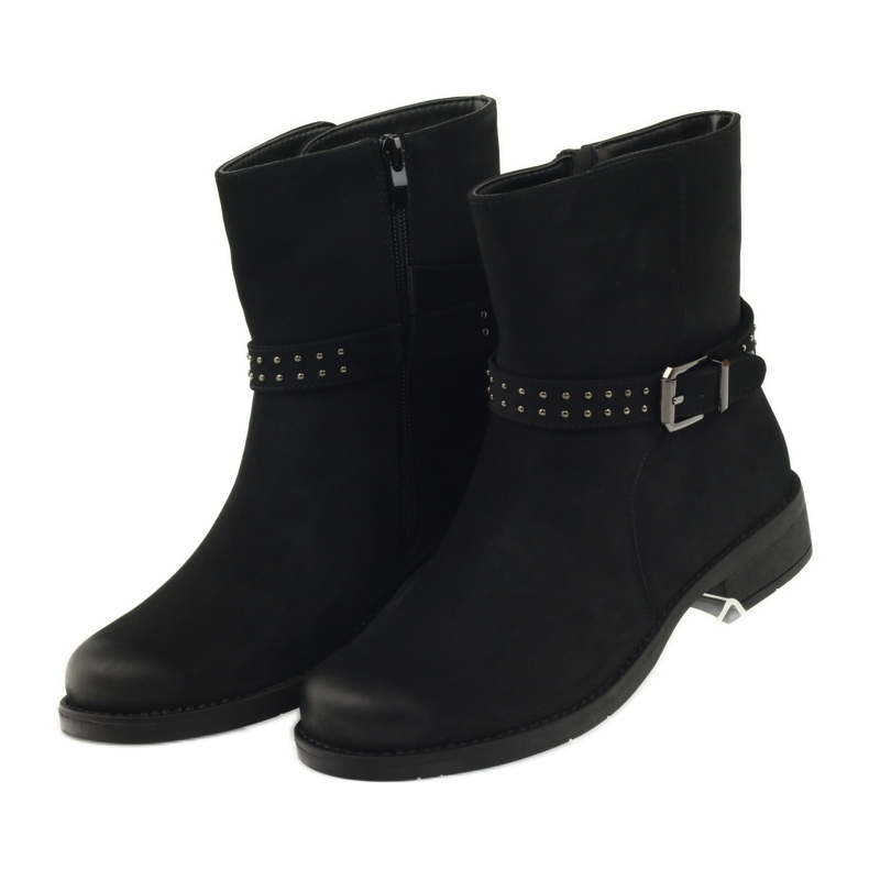 Black Sergio Leone 500 zipper boots 5