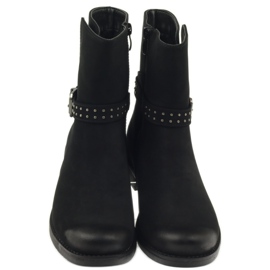 Black Sergio Leone 500 zipper boots 3