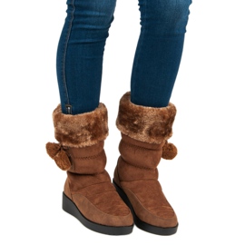 Seastar Brown snow boots 1