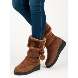 Seastar Brown snow boots 2