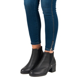 Boots Chelsea Boots On Heel VINCEZA black 1 Boots Chelsea Boots On Heel VINCEZA black 1