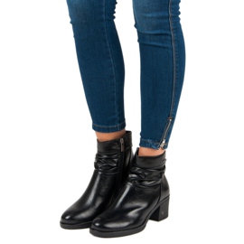 VINCEZA Black Women's Boots 1