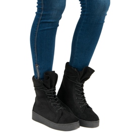 Bello Star Suede snow boots black 1