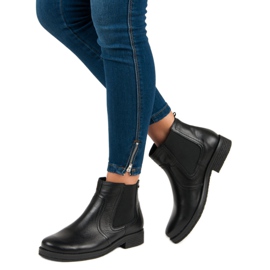 Black Chelsea boots from VINCEZA 2 Black Chelsea boots from VINCEZA 2