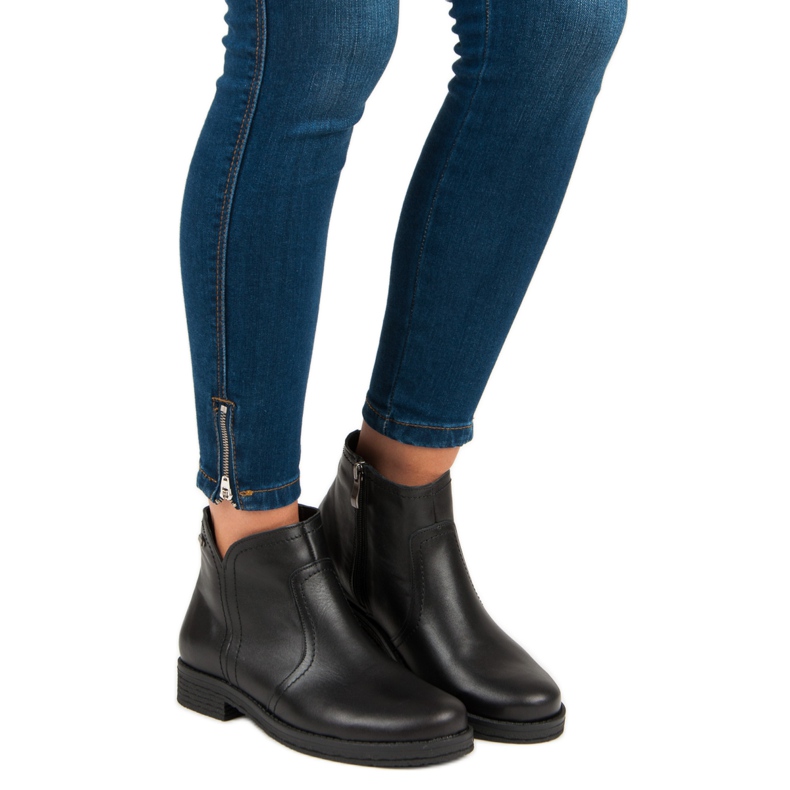 Low Boots On The VINCEZA Zipper black 1