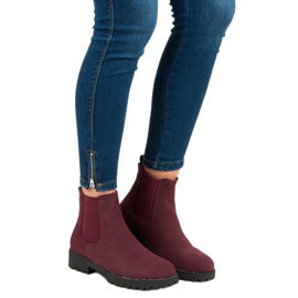 Seastar Casual Jodhpur boots black red 1