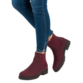 Seastar Casual Jodhpur boots black red 2