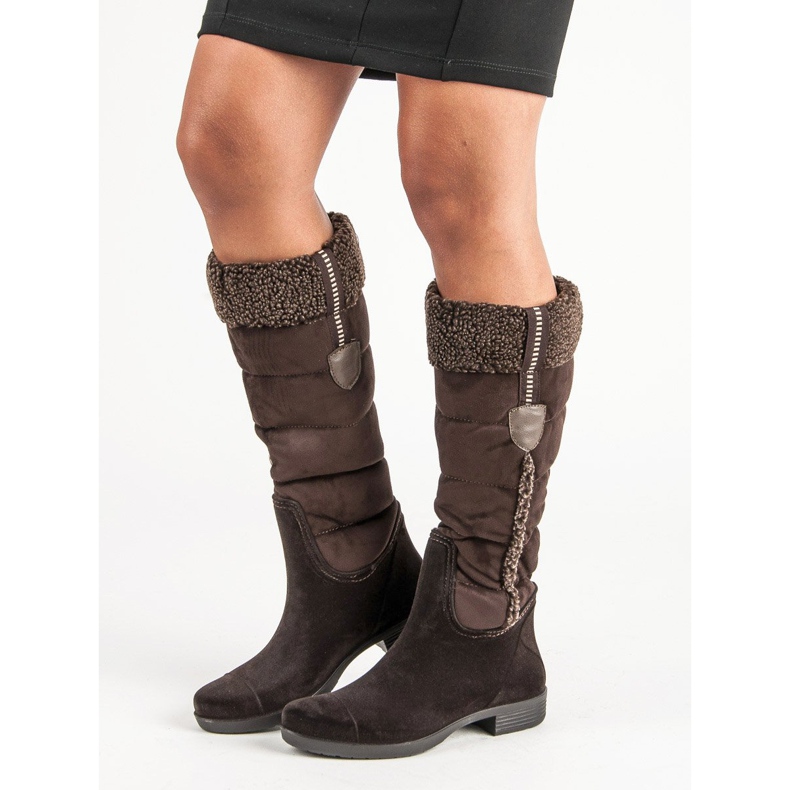 Ladies' brown boots 1