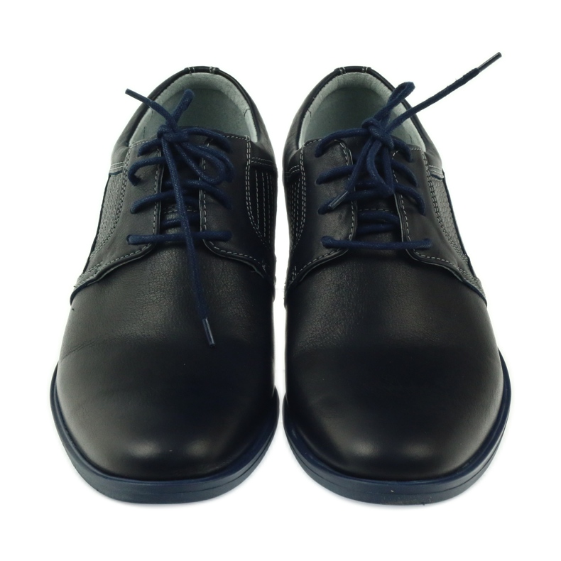 Riko Men's navy blue leather shoes 819 3 Riko Men's navy blue leather shoes 819 3