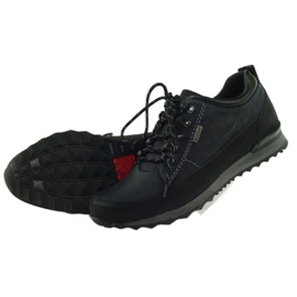 Riko men's low trekking shoes 855 black 5
