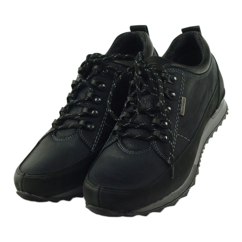 Riko men's low trekking shoes 855 black 3