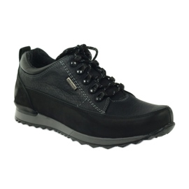 Riko men's low trekking shoes 855 black 1