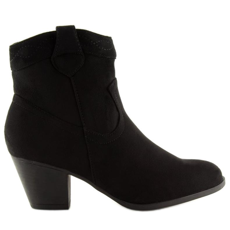 Black women's boots QQ120 Black 2