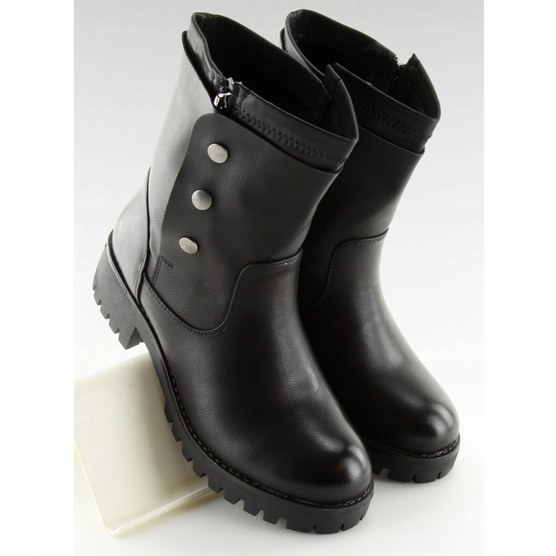 Black boots A89801 Black 1