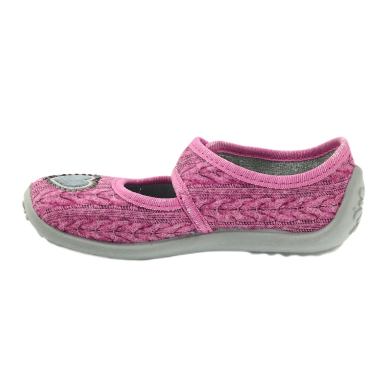 Befado children's shoes ballerinas slippers 945x325 grey pink 2 Befado children's shoes ballerinas slippers 945x325 grey pink 2