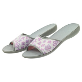 Befado 300D041 slippers with butterflies multicolored 4