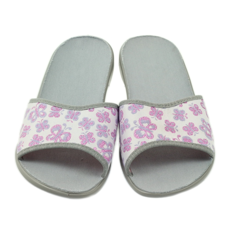Befado 300D041 slippers with butterflies multicolored 3