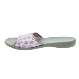Befado 300D041 slippers with butterflies multicolored 2