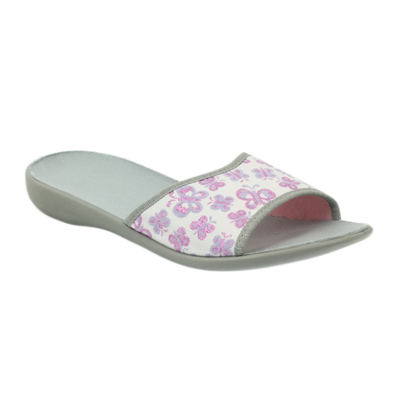 Befado 300D041 slippers with butterflies multicolored 1