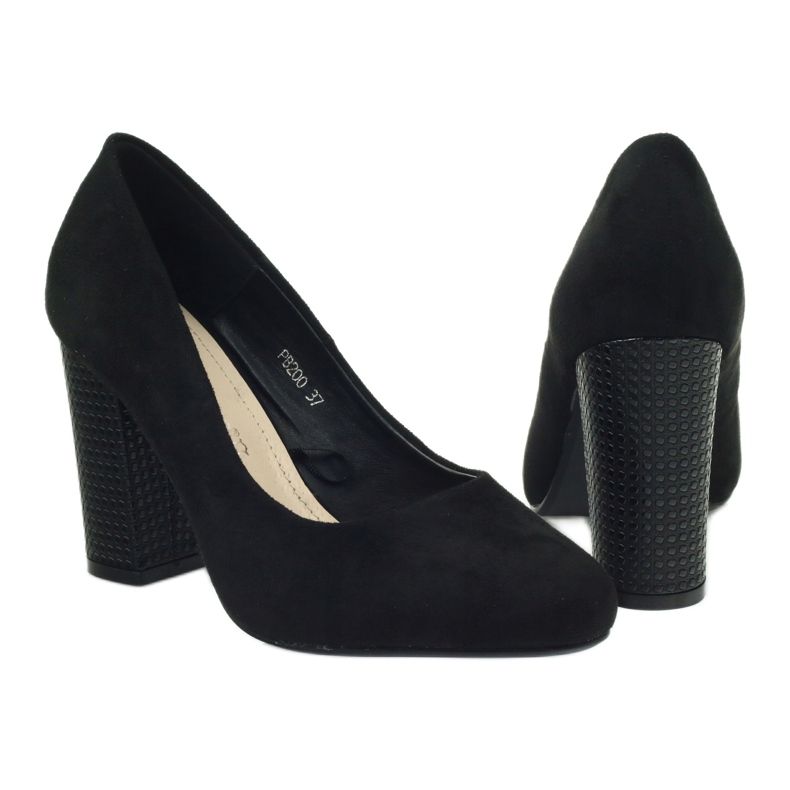 Sergio Leone Black suede pumps 200 4