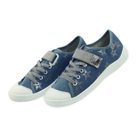 Befado children's shoes sneakers slippers 251Q094 blue grey 5 Befado children's shoes sneakers slippers 251Q094 blue grey 5