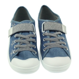 Befado children's shoes sneakers slippers 251Q094 blue grey 3