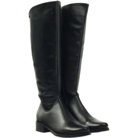 Black long boots Edeo 2206 3