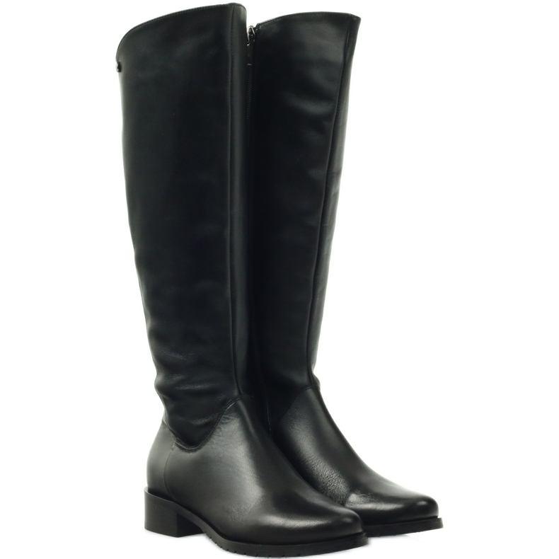 Black long boots Edeo 2206 3