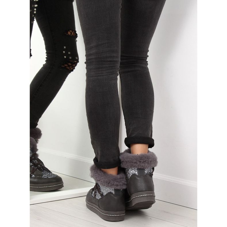 AX05 gray moon snow boots grey 1