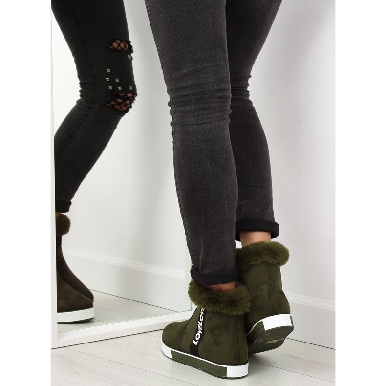 Sneakers for ankle insulated green NB252P Army Green 2