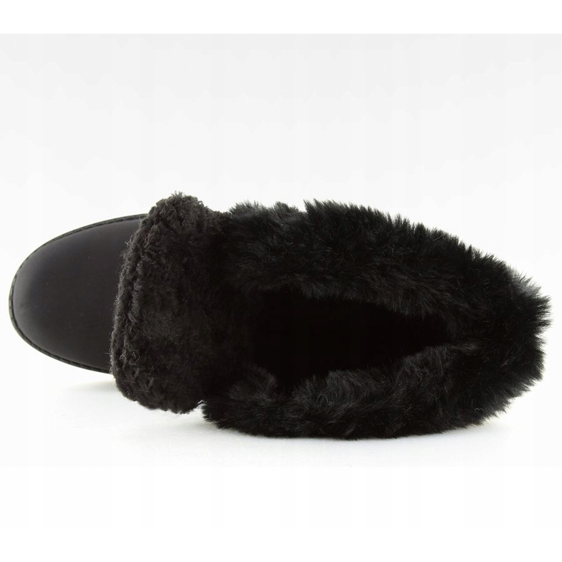 Black insulated timber boots BL137P Black 1