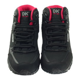 DK 1751 black softshell trekking shoes red 3
