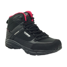 DK 1751 black softshell trekking shoes red 1