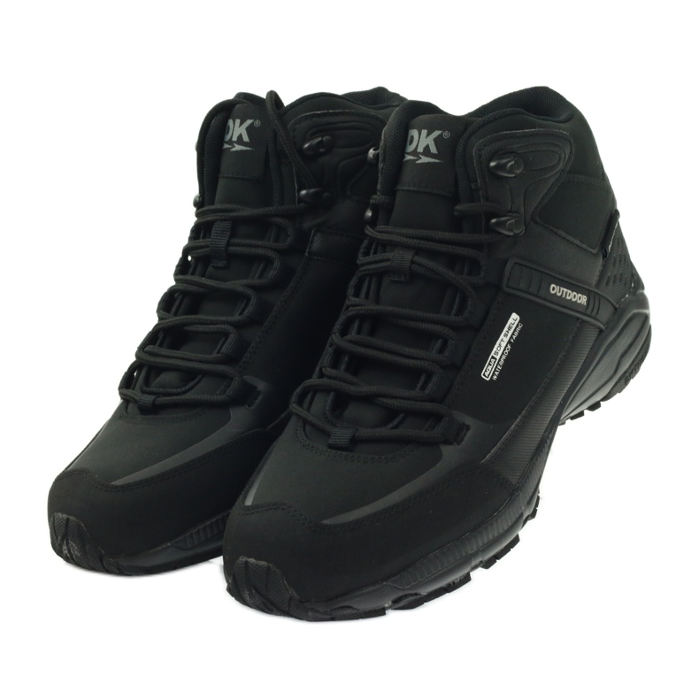 DK 1751 black softshell trekking shoes 3