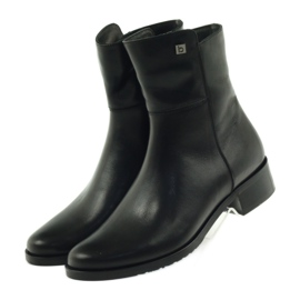 Black high boots Arka 7330 with a zipper 3