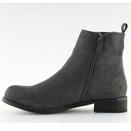 Gray Chelsea boots for women NS025P Gray grey 1