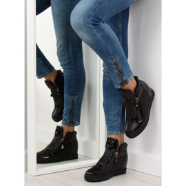 Black women's sneakers R24-6 Black 2 Black women's sneakers R24-6 Black 2