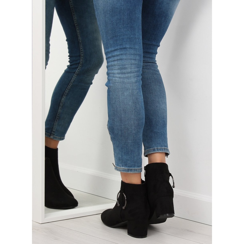 Black PE192 Black high heels 1